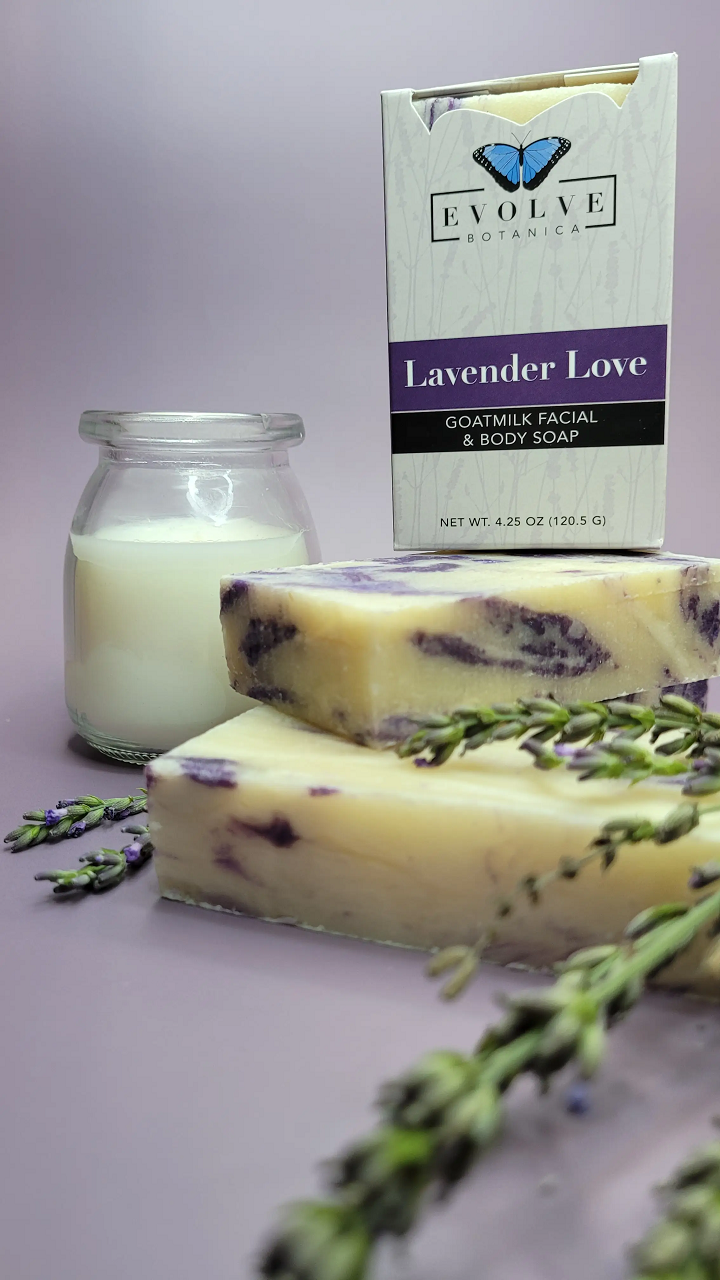 Standard Soap - Lavender Love (Goatmilk) from Evolve Botanica