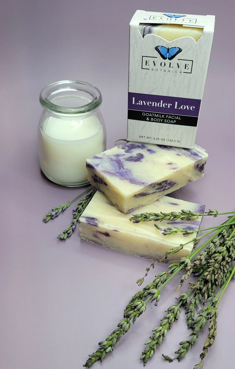 Standard Soap - Lavender Love (Goatmilk) from Evolve Botanica