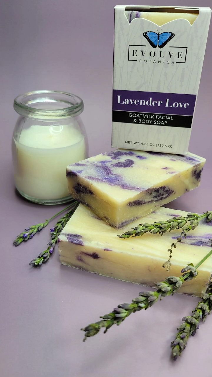 Standard Soap - Lavender Love (Goatmilk) from Evolve Botanica