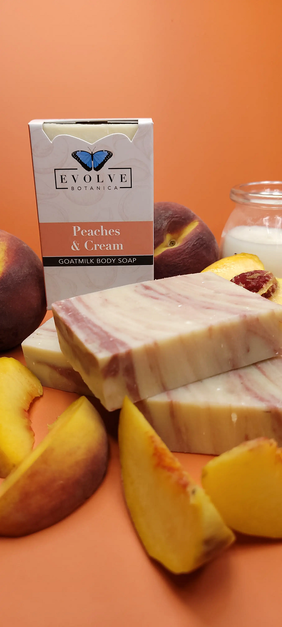 Standard Soap - Peaches & Cream (Goatmilk) from Evolve Botanica