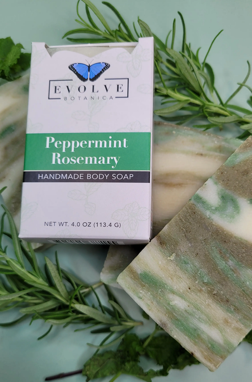 Standard Soap - Peppermint Rosemary from Evolve Botanica