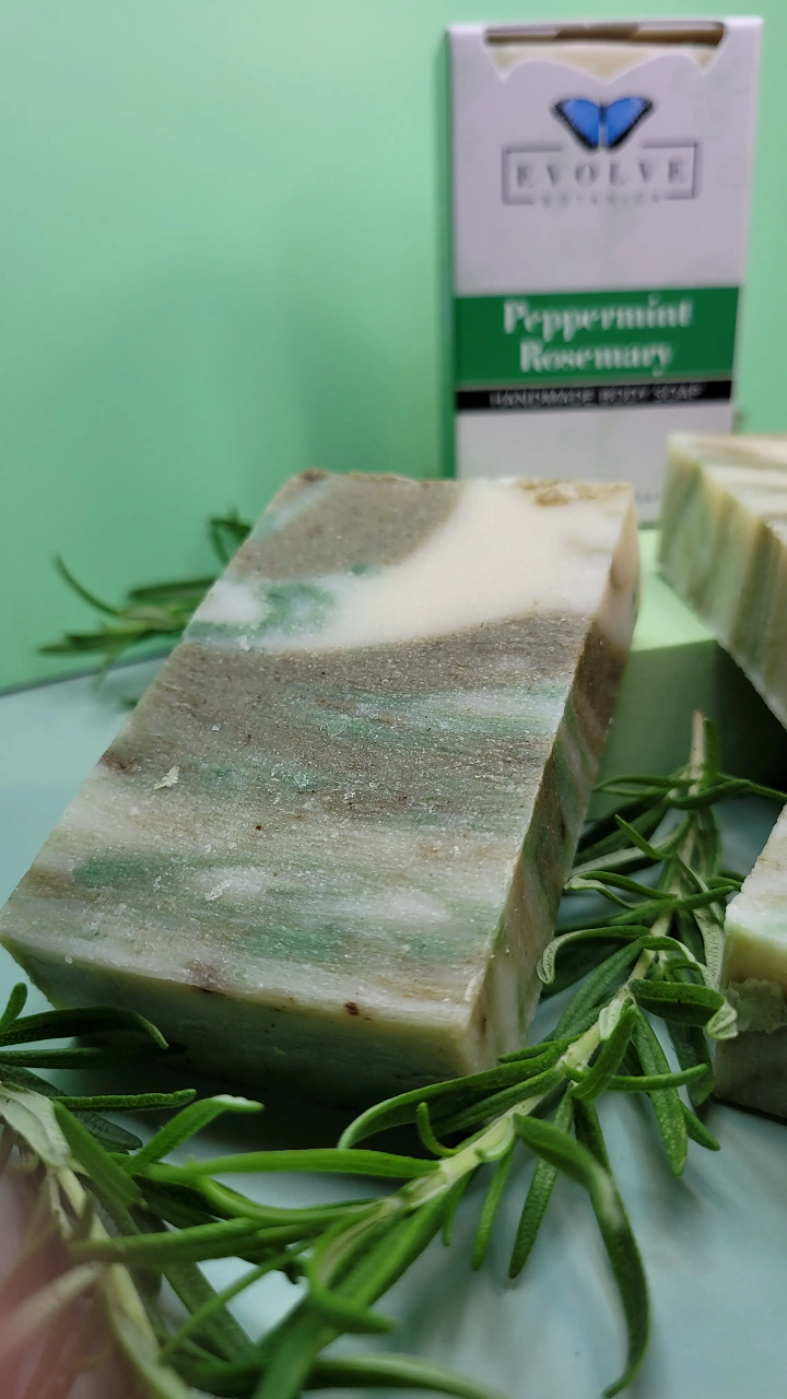 Standard Soap - Peppermint Rosemary from Evolve Botanica