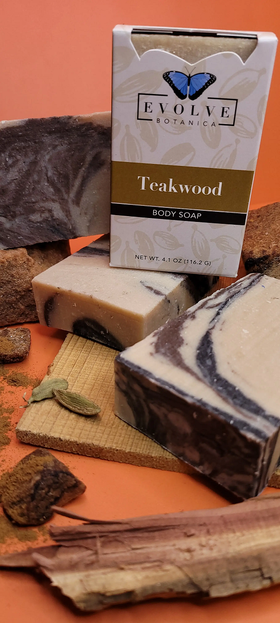 Standard Soap - Teakwood from Evolve Botanica