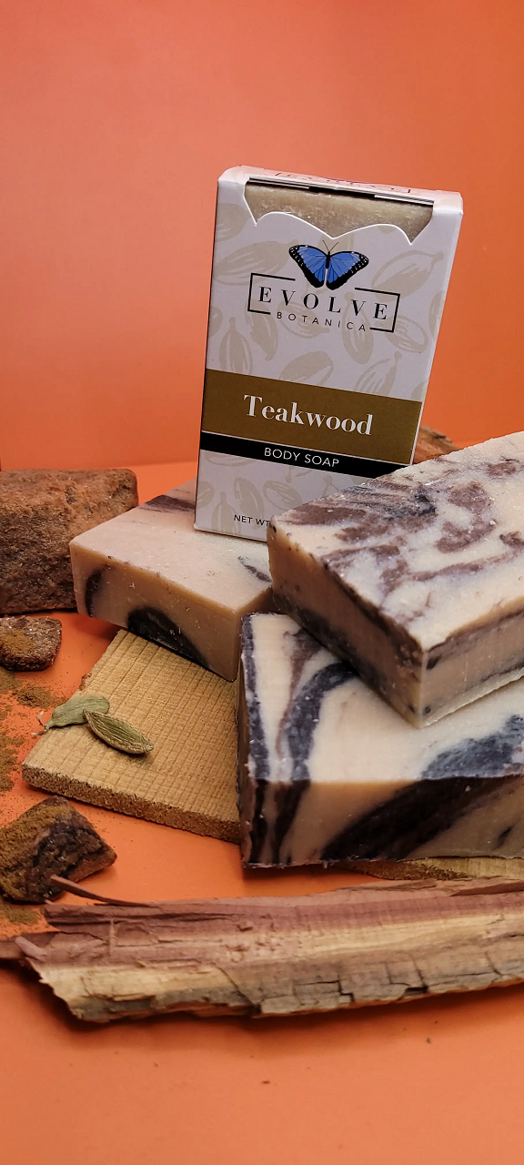 Standard Soap - Teakwood from Evolve Botanica