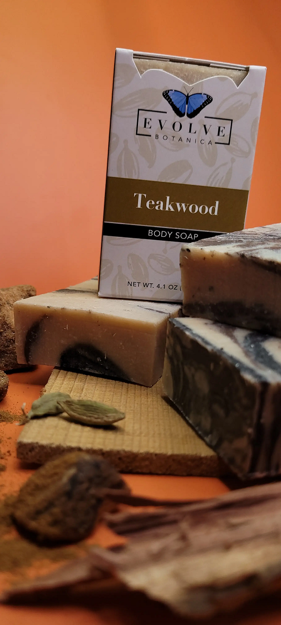 Standard Soap - Teakwood from Evolve Botanica