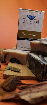 Standard Soap - Teakwood from Evolve Botanica