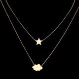 Star, Cloud Necklace - Gold from Medusa's Makeup