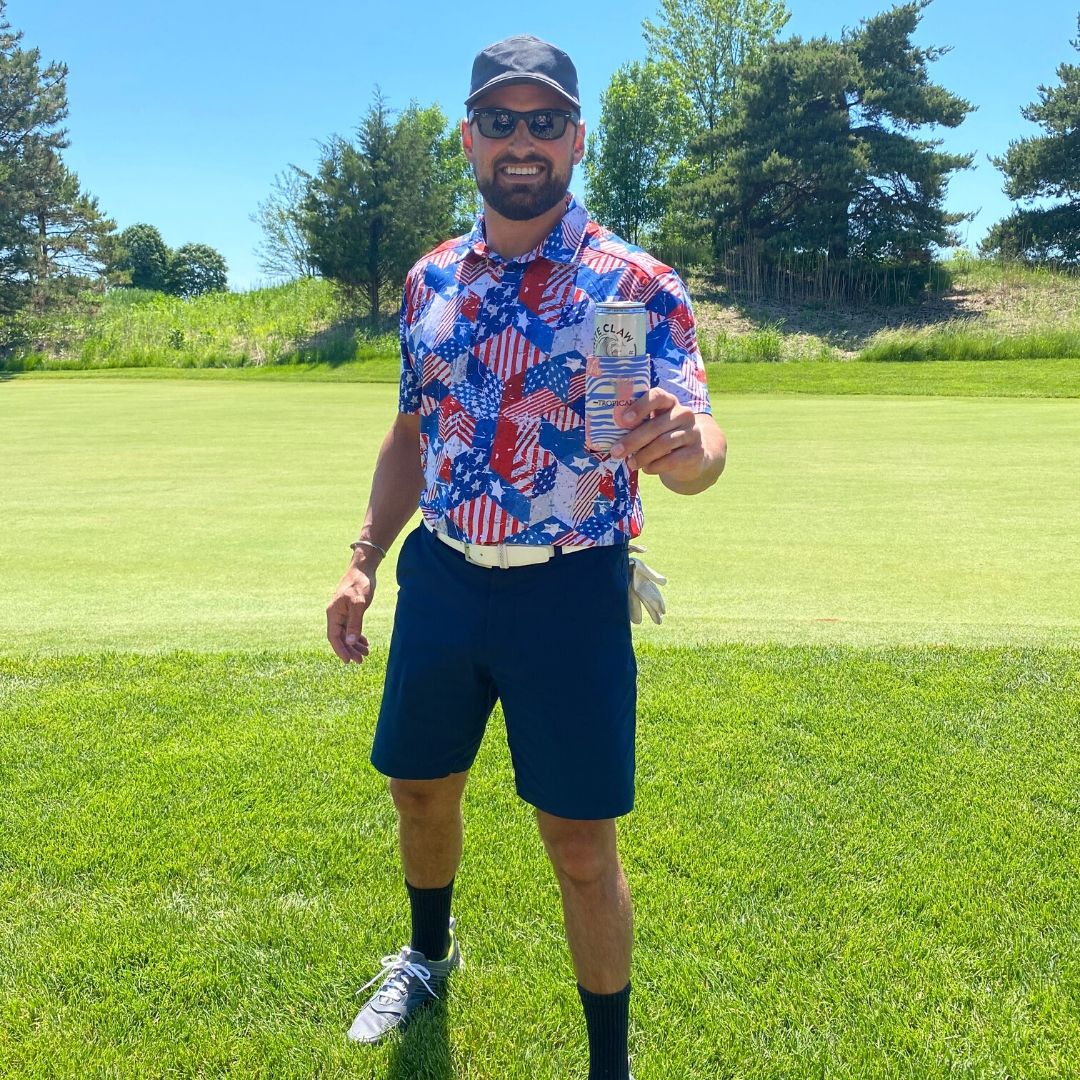 The Stars n Stripes Everyday Polo from Tropical Bros