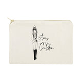 Stay Golden Cotton Canvas Cosmetic Bag from The Cotton & Canvas Co.