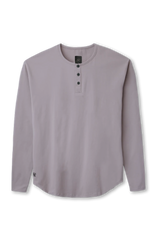 L/S Henley Curved Hem VX from Ten/10 Apparel