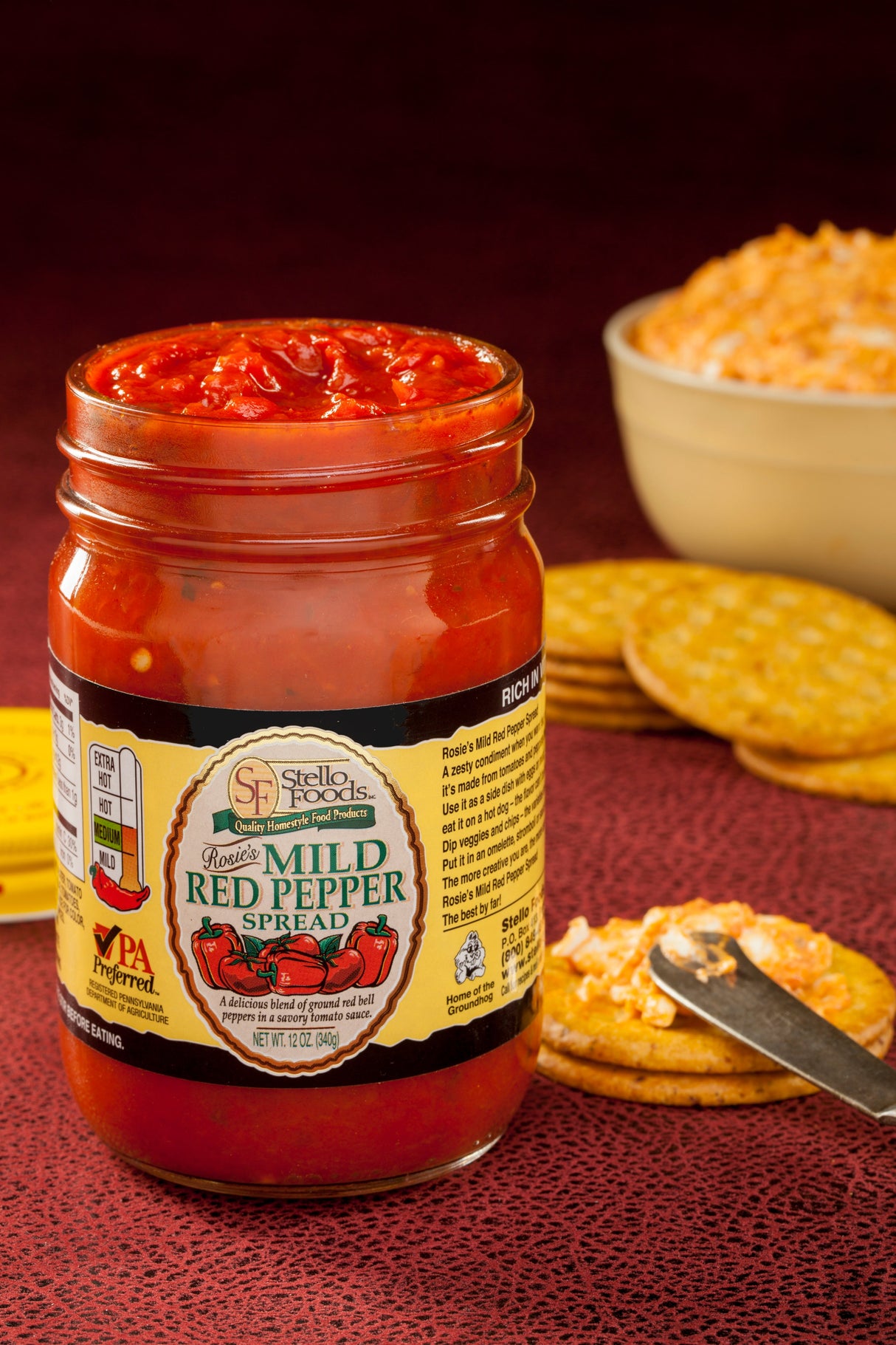 Stello Foods - Rosie's Mild Pepper Spread 12 oz from Stello Foods