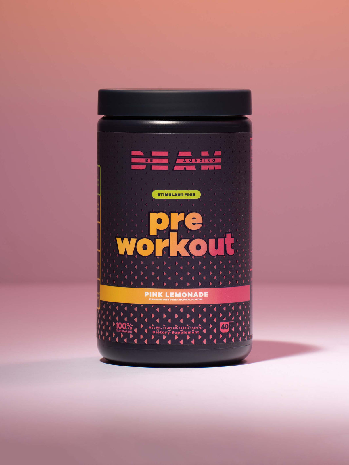 stimulant free pre workout from BEAM