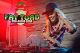 Double DJ Laptop Stand by FAT TOAD - 2 Tier PC Table Holder - Portable Computer Clamp Equipment Rack with Duel Mounts for Studio Mixers, Controllers from GeekStands