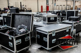 GRIFFIN - Crank Up Triangle Light Truss System - DJ Booth Trussing Stand Kit for Light Cans & Speakers - Pro Audio Lighting Stage Platform Package from GeekStands
