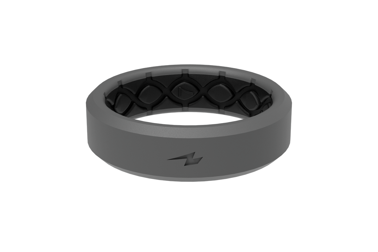 Zeus Storm Grey Thin Ring from Groove Life