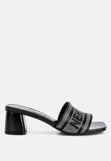 Studio 55 Rhinestone Embellished New York Sandals from London Rag International