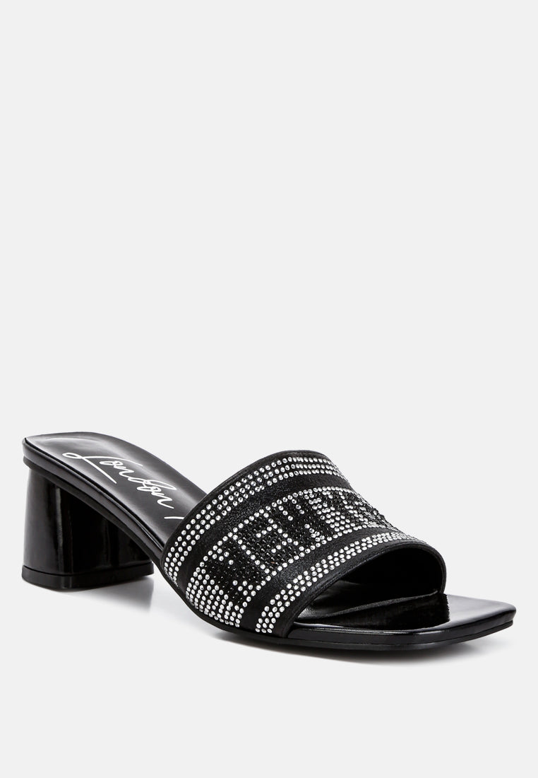 Studio 55 Rhinestone Embellished New York Sandals from London Rag International