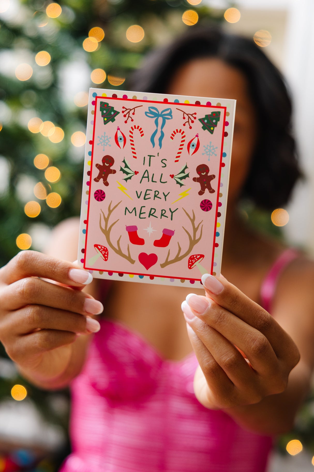 Boxed Greeting Card S/8 - Twinklemas from Furbish Studio