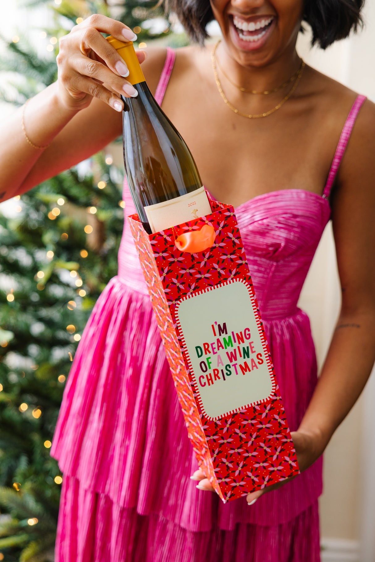Wine Bag - Wine Christmas from Furbish Studio