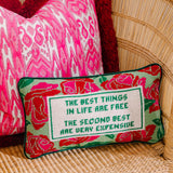 Expensive Needlepoint Pillow from Furbish Studio