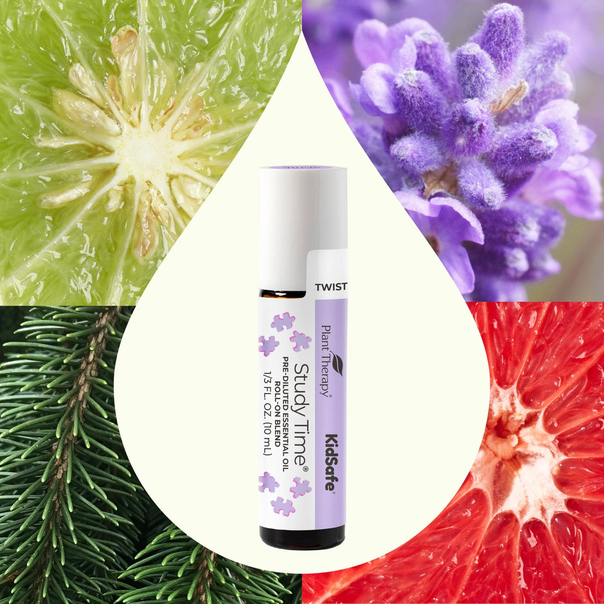 Study Time KidSafe Essential Oil Pre-Diluted Roll-On from Plant Therapy