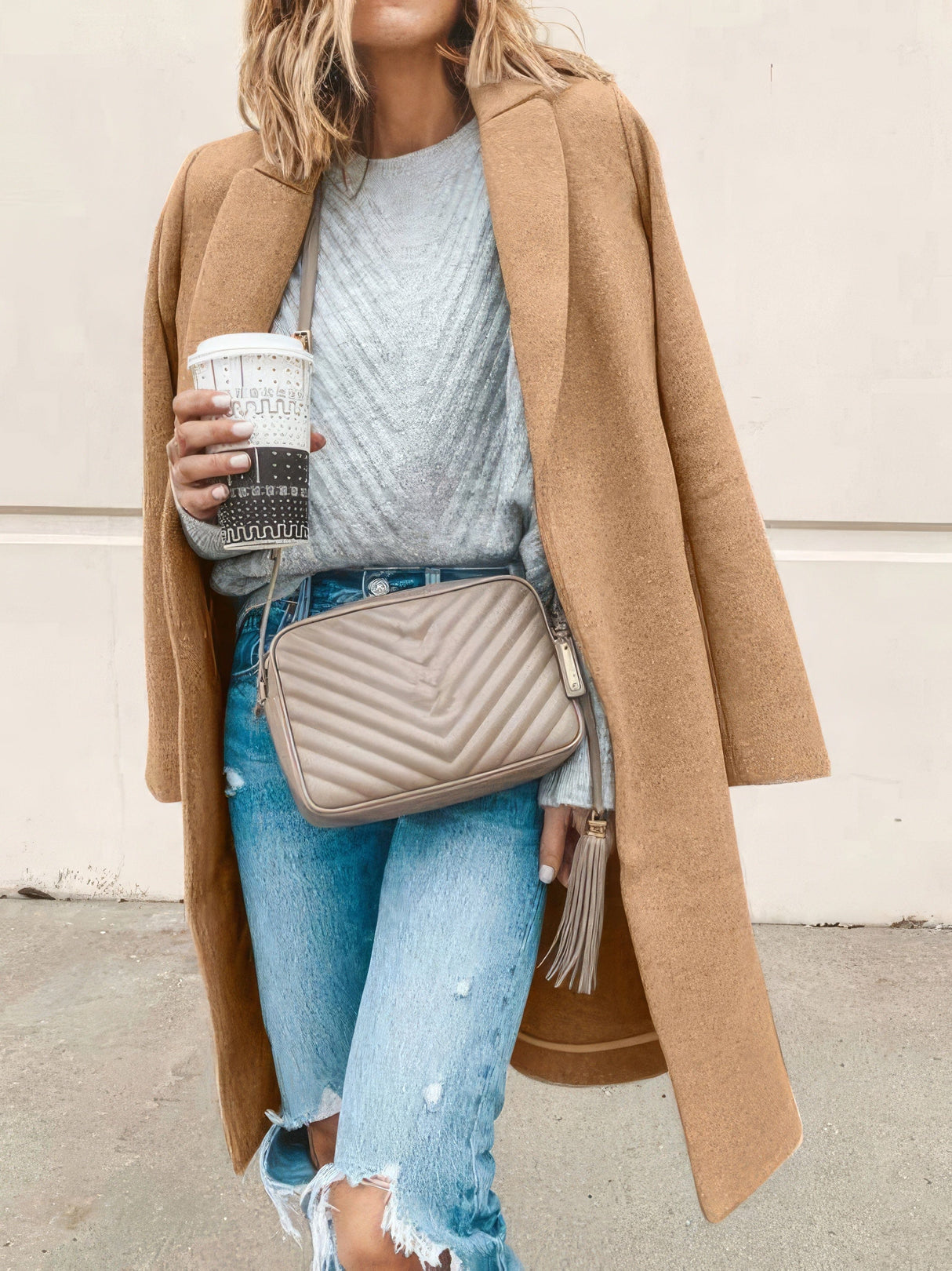 Checkered Plaid Coat from MsDressly