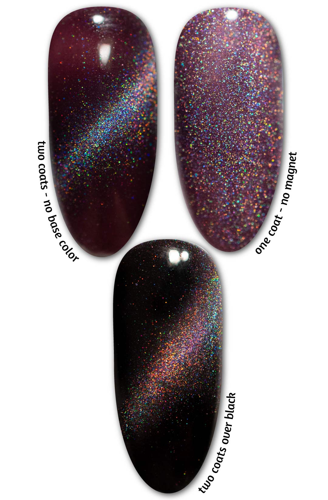 Her Majesty - Holo Cats Eye Gel Polish from UberChic Beauty