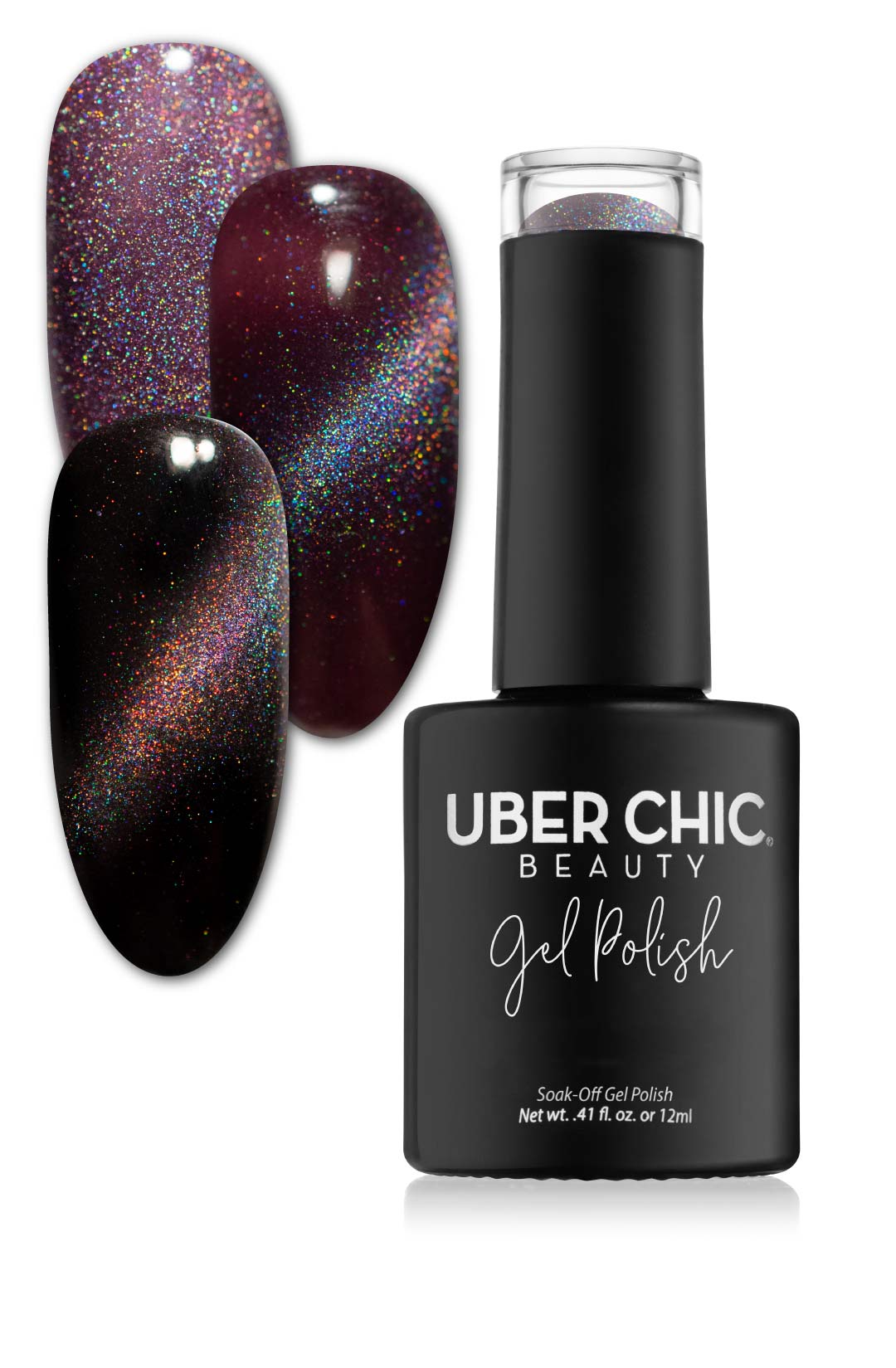 Her Majesty - Holo Cats Eye Gel Polish from UberChic Beauty