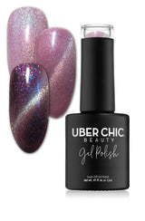 Cotton Candy Daydream - Cats Eye Iridescent Gel Polish from UberChic Beauty