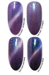 Galactic Night - Cats Eye Iridescent Gel Polish from UberChic Beauty