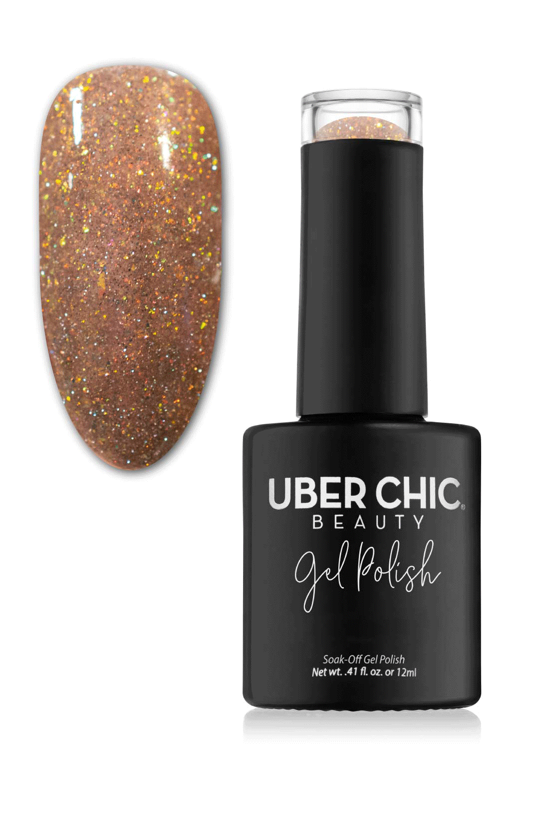 Auburn Skies - Iridescent Reflective Gel Polish from UberChic Beauty