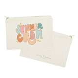 Summer Crew Cotton Canvas Cosmetic Bag from The Cotton & Canvas Co.