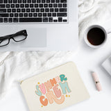 Summer Crew Cotton Canvas Cosmetic Bag from The Cotton & Canvas Co.