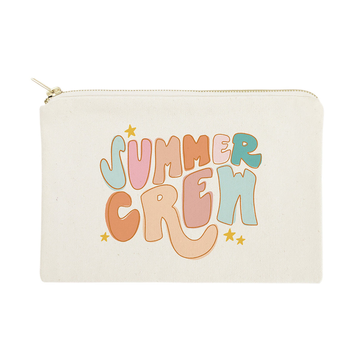 Summer Crew Cotton Canvas Cosmetic Bag from The Cotton & Canvas Co.
