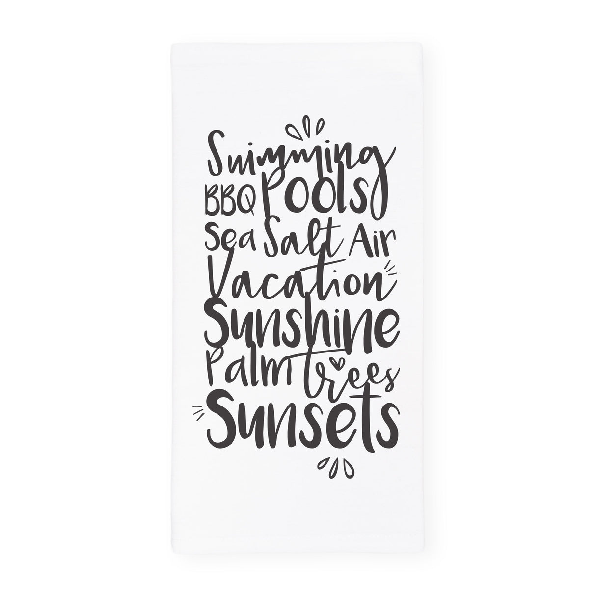 Summer Favorites Kitchen Tea Towel