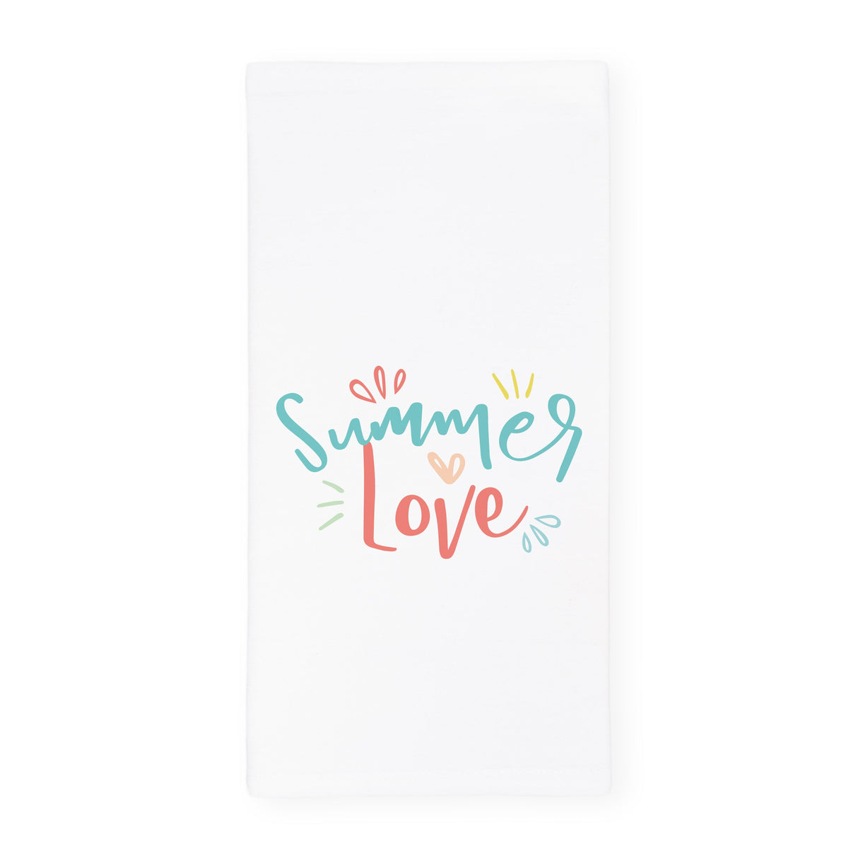 Summer Love Kitchen Tea Towel from The Cotton & Canvas Co.