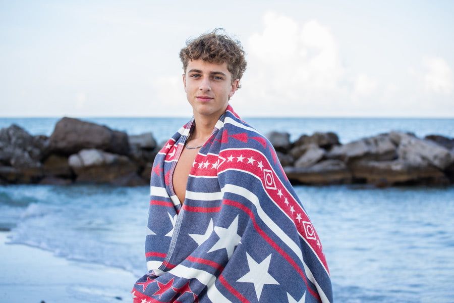 USA Proud - Turkish Towel from Sun Drunk