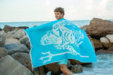 Poseidon Turquoise - Turkish Towel from Sun Drunk
