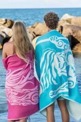 Poseidon Turquoise - Turkish Towel from Sun Drunk