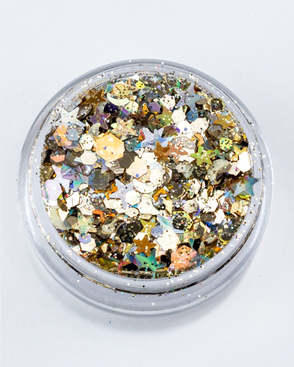 Sun & Moon - Metallic Chunky Silver and Gold Glitter from Lunautics