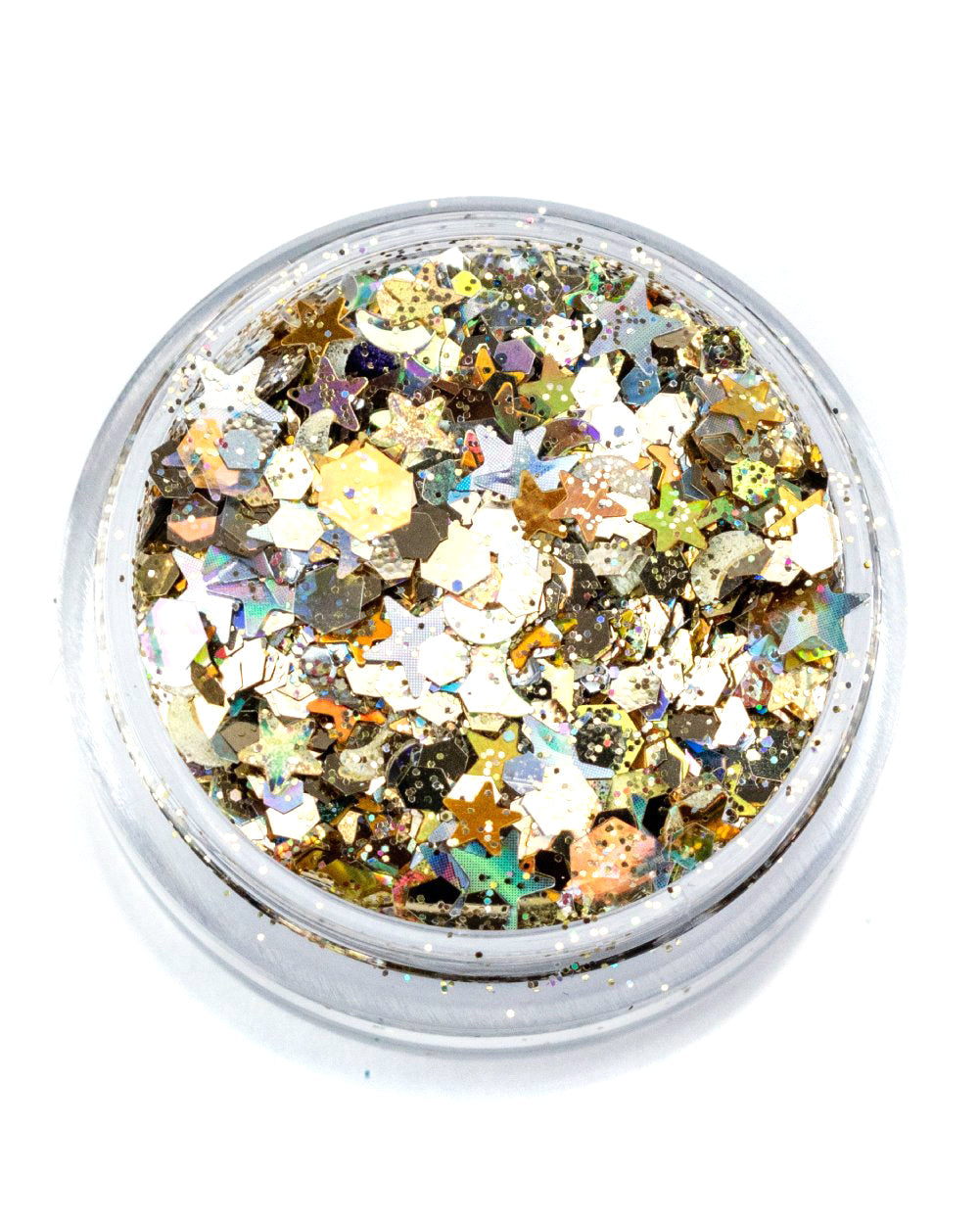 Sun & Moon - Metallic Chunky Silver and Gold Glitter from Lunautics
