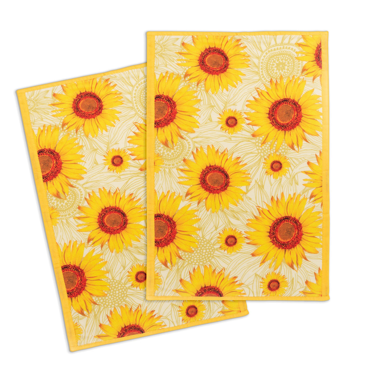 Summer Sunflowers Kitchen Towel Set From Zapps Clothing