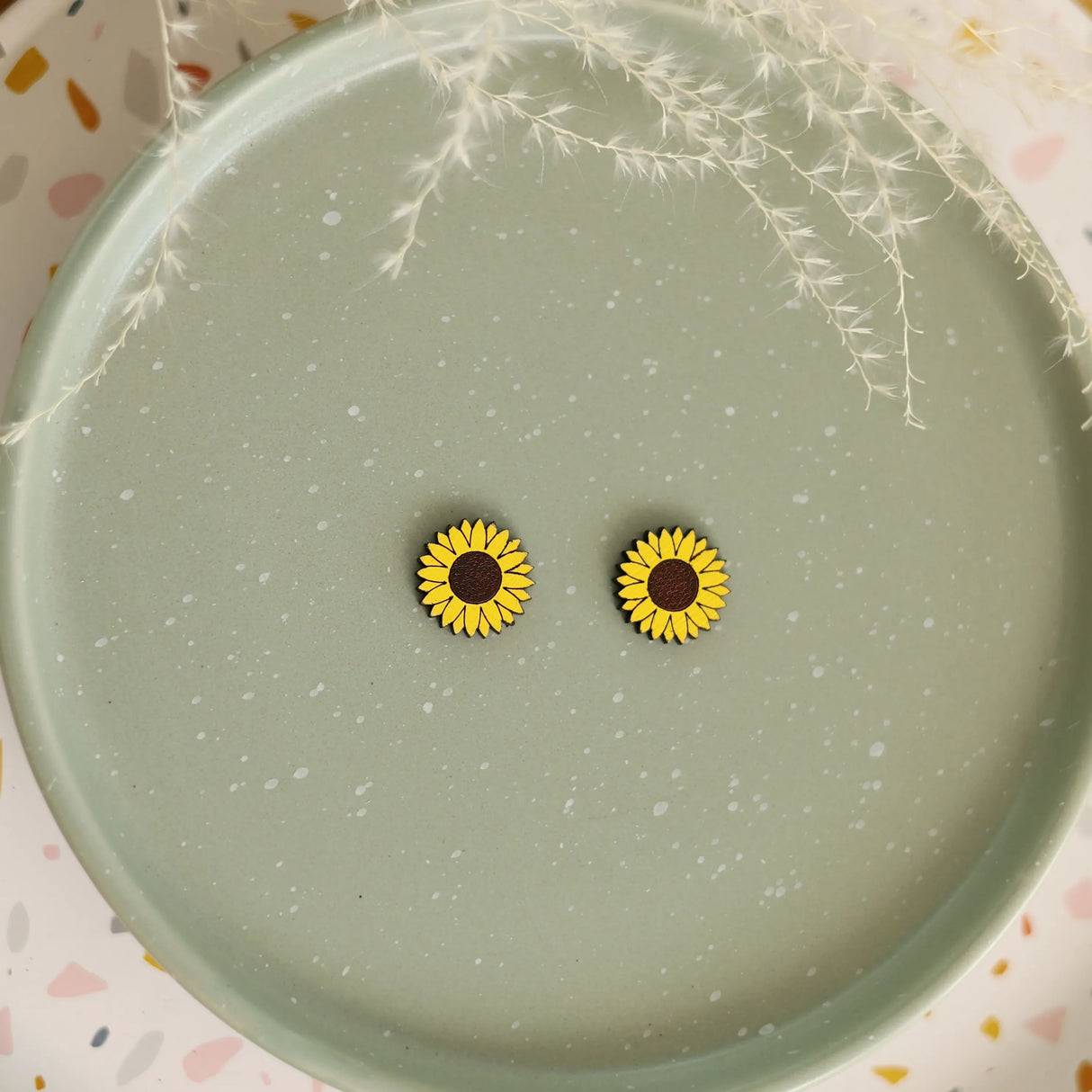 Sunflower Stud Earrings from LE CHIC MIAMI