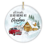 All Roads Lead Home at Christmas Ornament from OrnamentallyYou