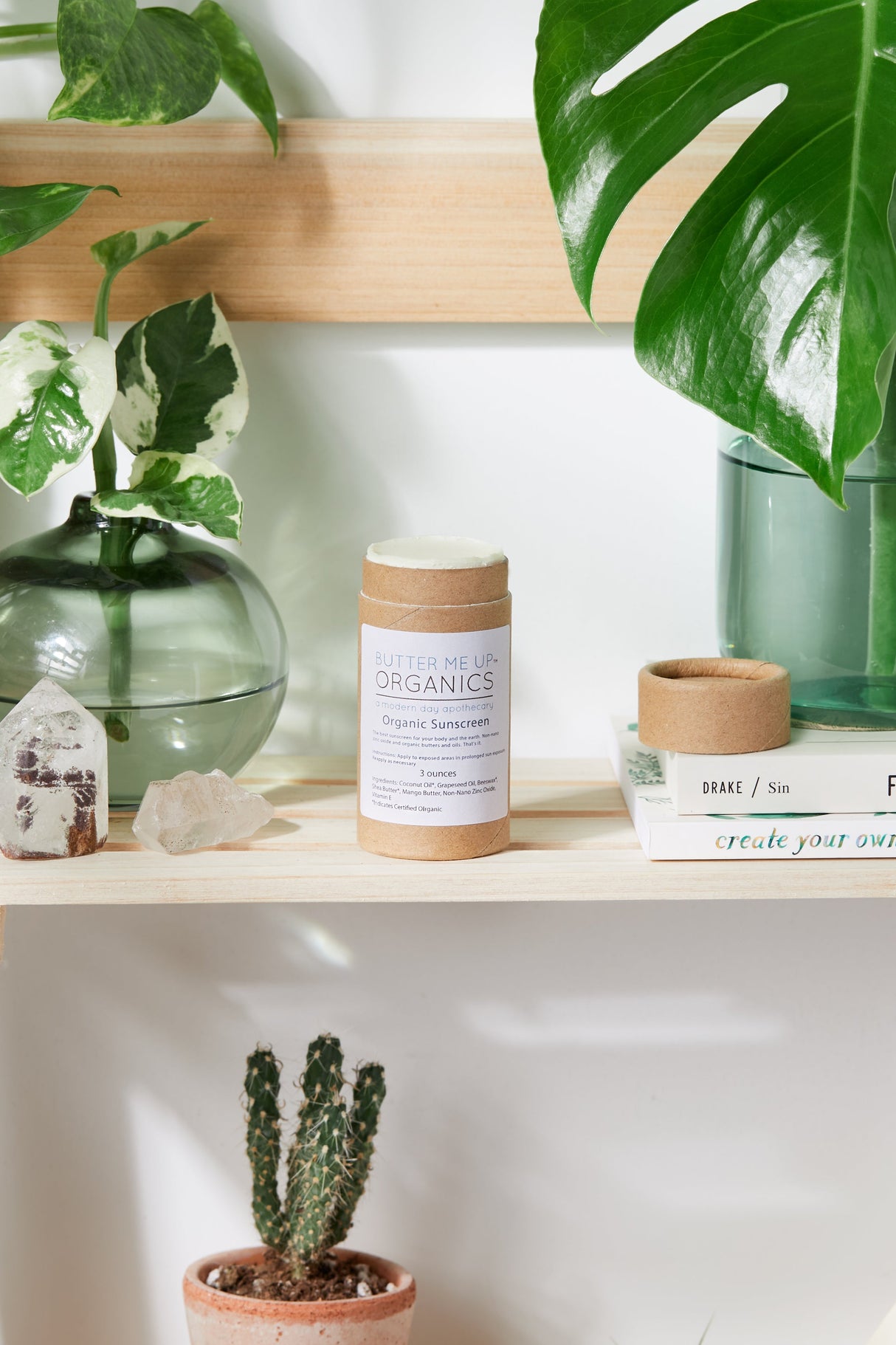Natural Organic Sunscreen / Safe Sunscreen / Non-Nano Zinc Oxide Sunscreen / Sun Protection / Butter Me Up Organics  from Butter Me Up Organics