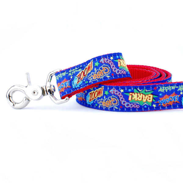 1″ Super Dog Ribbon Dog Leash from 2 Hounds Design