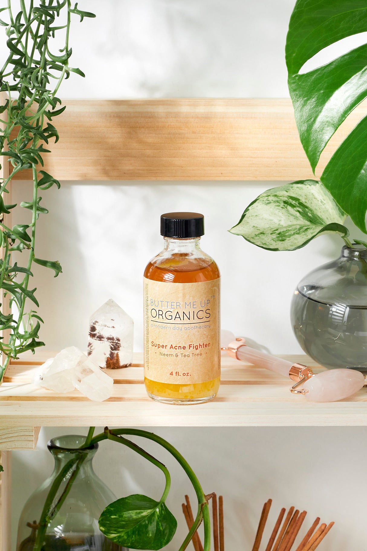 Super Acne Fighter / Organic Acne Treatment / Acne / Essential Oils / Natural  Acne Treatment / Acne Scars / Hormonal Acne / Cystic Acne From Butter Me Up Organics