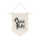 Super Hero Hanging Wall Banner from The Cotton & Canvas Co.