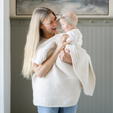 WAFFLE KNIT RECEIVING BLANKETS From Saranoni