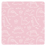 Dino Friends - Blush Splash Mat - A Waterproof Catch-All for Highchair Spills and More! from BapronBaby